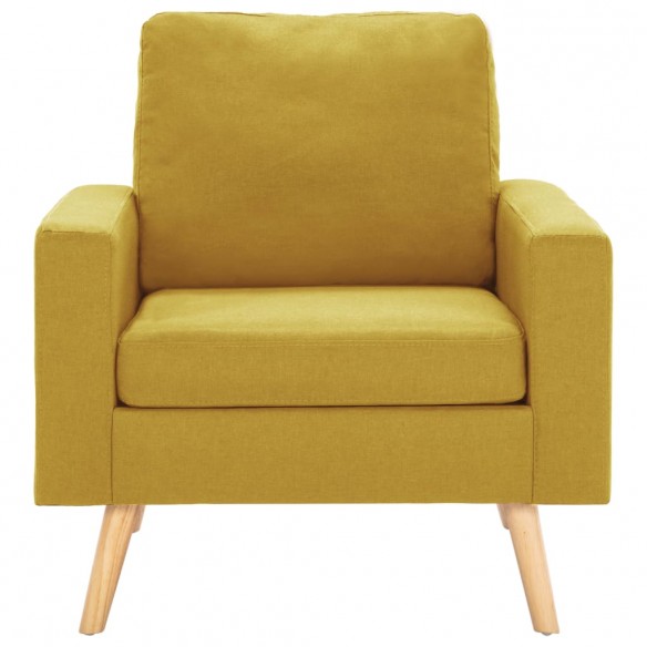 Fauteuil Jaune Tissu