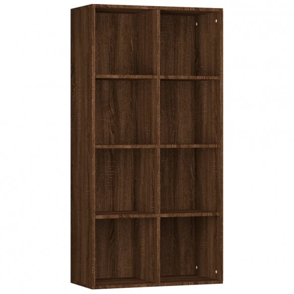 Bibliothèque/Buffet Chêne marron 66x30x130 cm Bois d'ingénierie