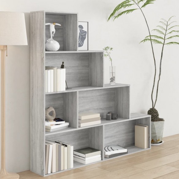 Armoire à livres Sonoma gris 155x24x160 cm