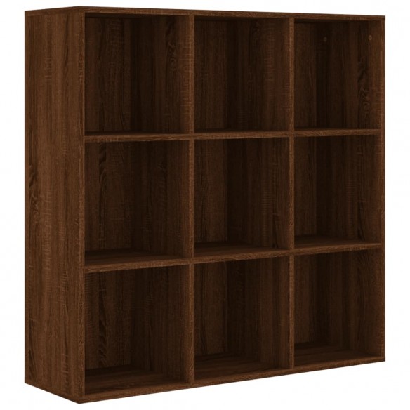 Armoire à livres Chêne marron 98x30x98 cm