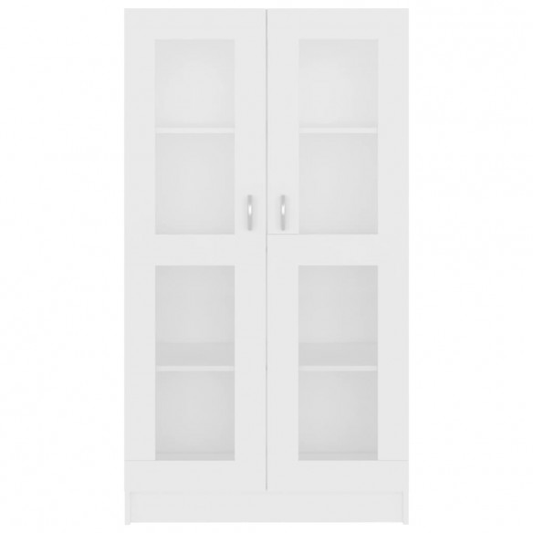 Armoire à vitrine Blanc 82,5x30,5x150 cm Aggloméré