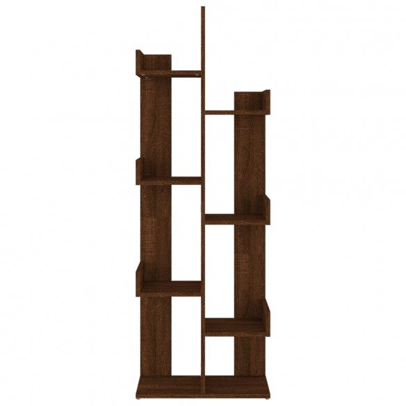 Bibliothèque 48x25,5x140 cm Chêne marron Bois d'ingénierie