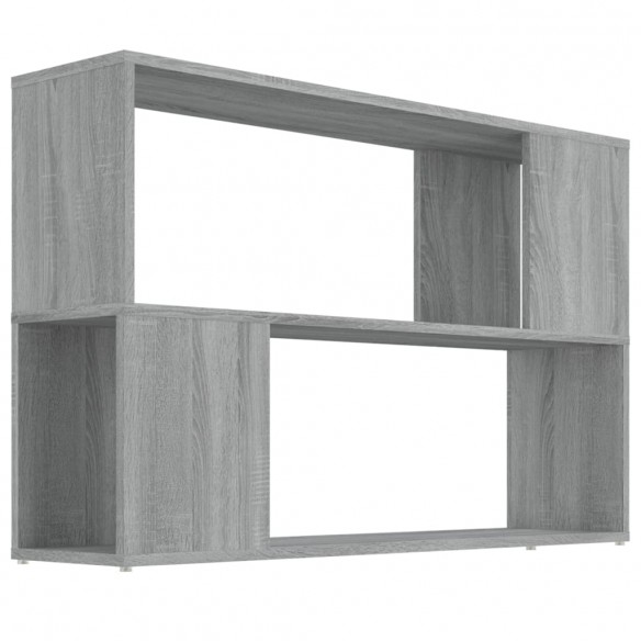 Bibliothèque Sonoma gris 100x24x63 cm Bois d'ingénierie