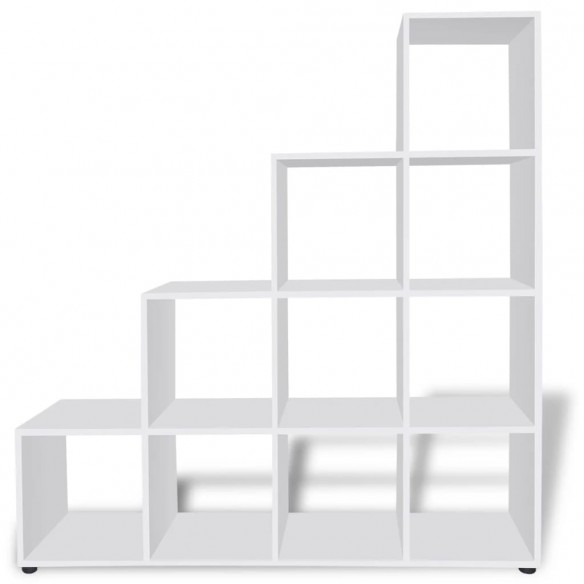 Bibliothèque/étagère 142 cm Blanc