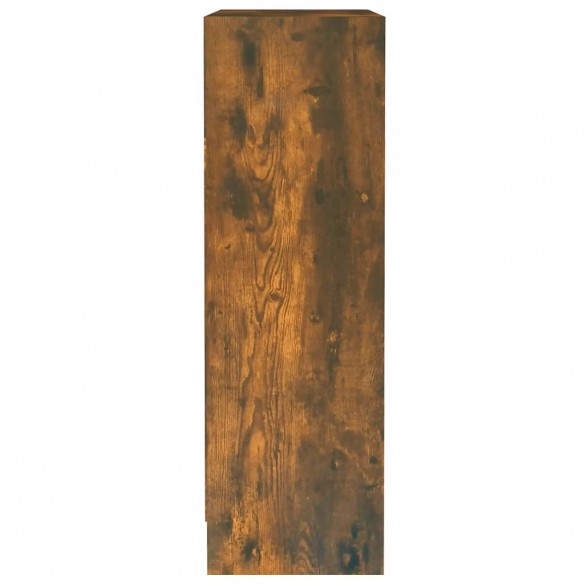 Bibliothèque Chêne fumé 60x24x74,5 cm Bois d'ingénierie