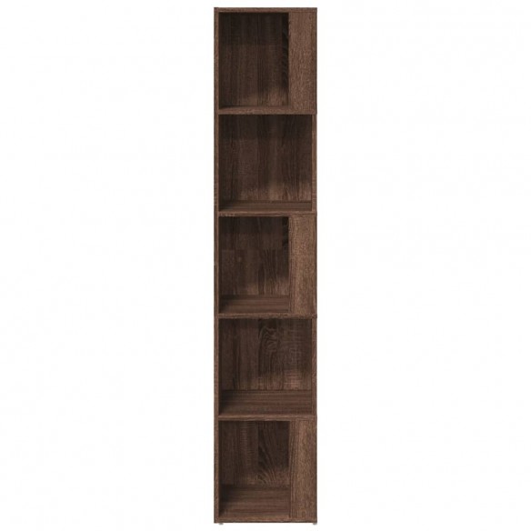 Armoire d'angle Chêne marron 33x33x164,5 cm Bois d'ingénierie