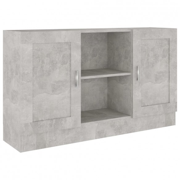 Buffet Gris béton 120x30,5x70 cm Aggloméré