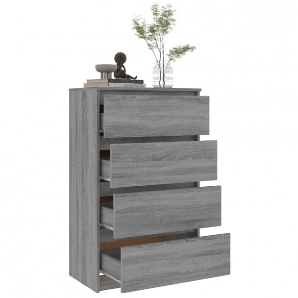 Buffet Sonoma gris 60x35x98,5 cm Bois d'ingénierie