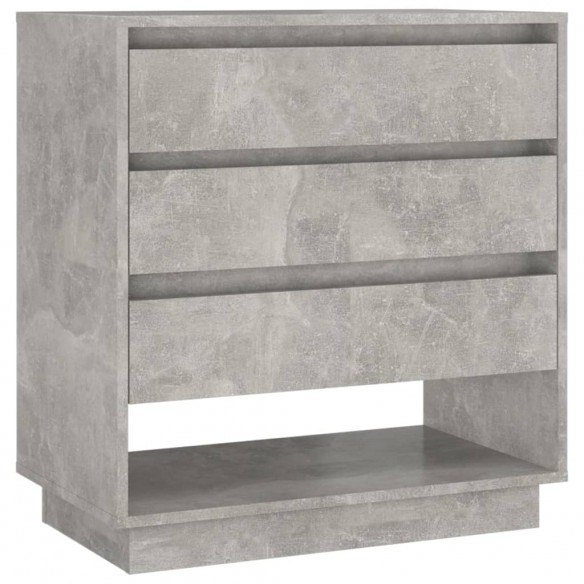 Buffet Gris béton 70x41x75 cm Bois d'ingénierie