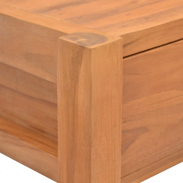 Bureau avec 2 tiroirs 100x40x75 cm Bois de teck