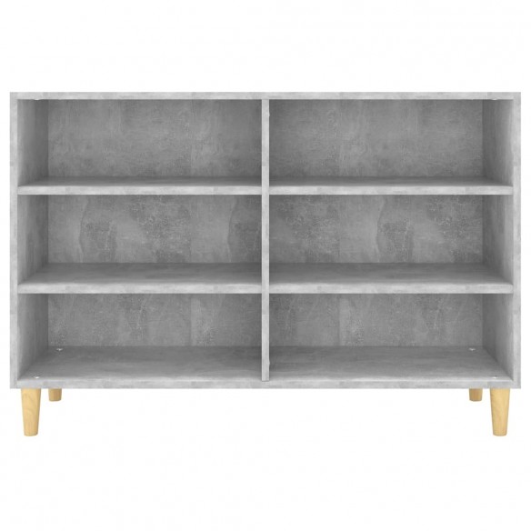 Buffet Gris béton 103,5x35x70 cm Aggloméré