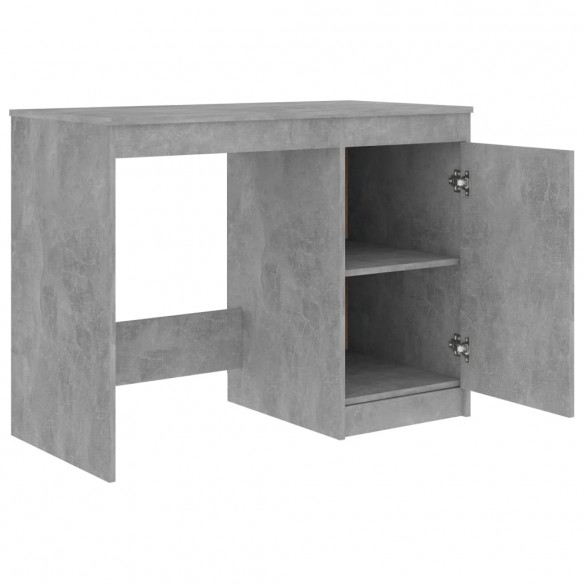 Bureau Gris béton 140x50x76 cm Aggloméré