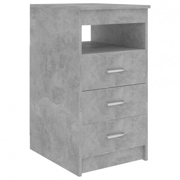 Bureau Gris béton 140x50x76 cm Aggloméré