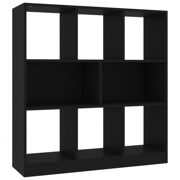 Bibliothèque Noir 97,5 x 29,5 x 100 cm Aggloméré