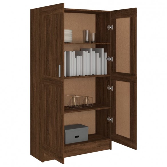 Bibliothèque Chêne marron 82,5x30,5x150 cm Bois d'ingénierie