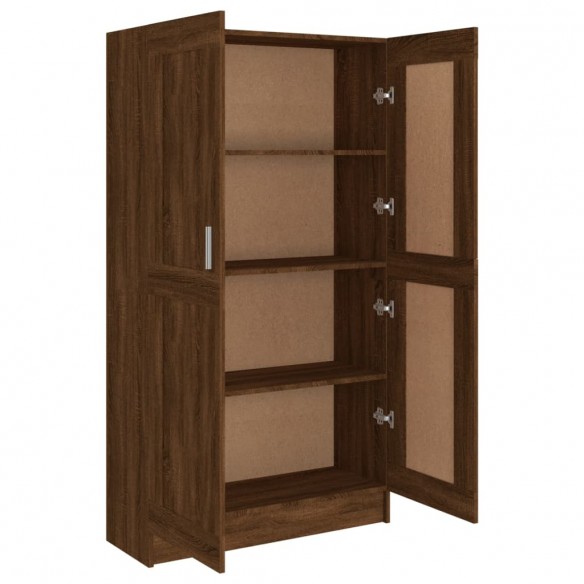 Bibliothèque Chêne marron 82,5x30,5x150 cm Bois d'ingénierie