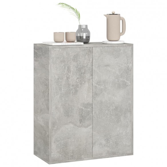 Buffet Gris béton 60 x 30 x 75 cm Aggloméré