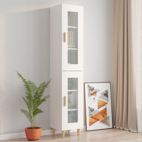 Armoire murale suspendue Blanc 34,5x34x90 cm