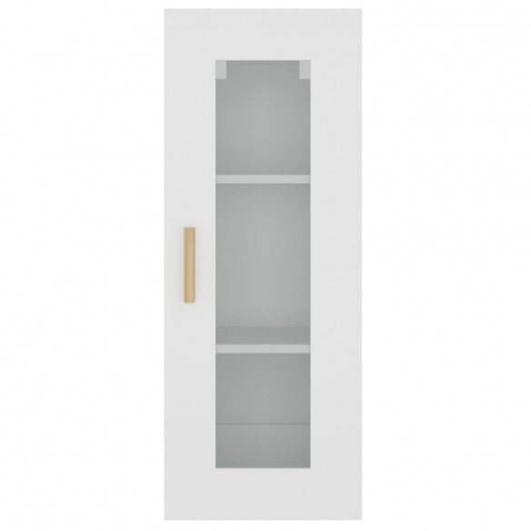 Armoire murale suspendue Blanc 34,5x34x90 cm