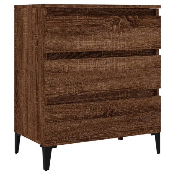 Buffet Chêne marron 60x35x70 cm Bois d'ingénierie