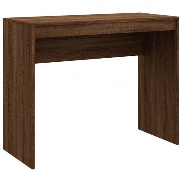 Bureau Chêne marron 90x40x72 cm Bois d'ingénierie