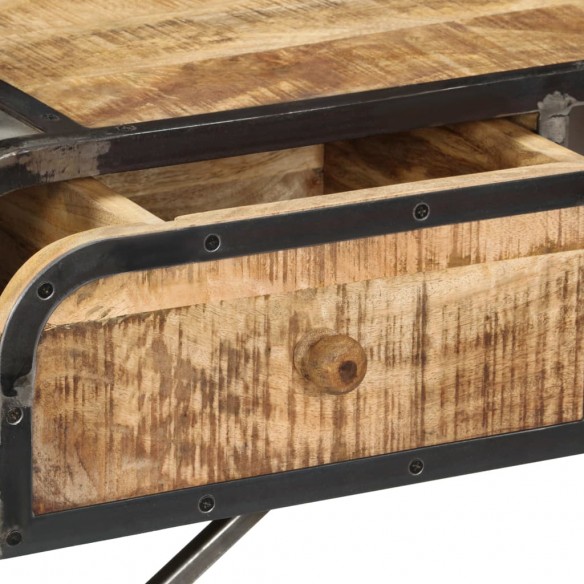 Buffet 120 x 30 x 75 cm Bois de manguier massif