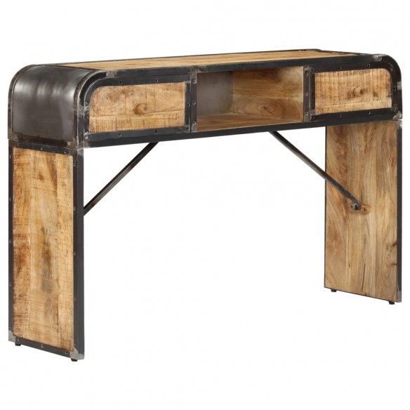 Buffet 120 x 30 x 75 cm Bois de manguier massif