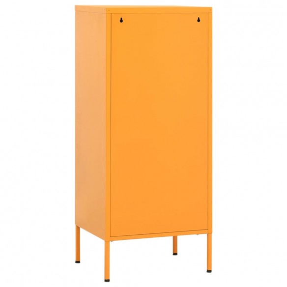 Armoire de rangement Jaune moutarde 42,5x35x101,5 cm Acier