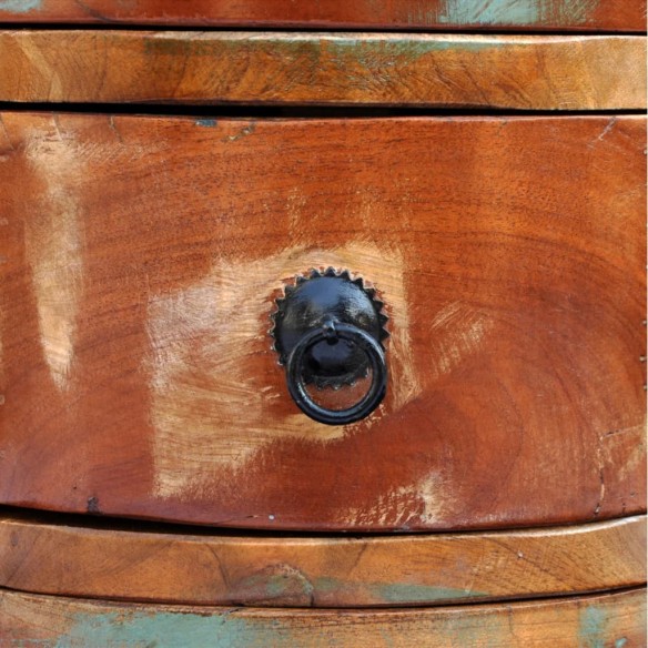 Armoire avec 3 tiroirs Bois de récupération massif