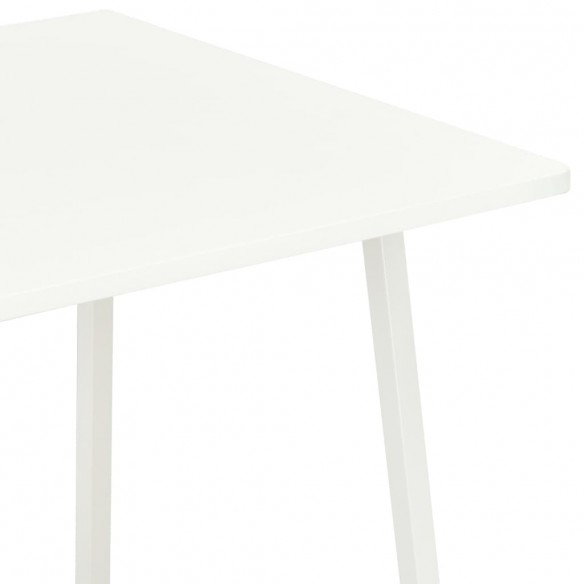 Bureau avec étagère Blanc 102x50x117 cm