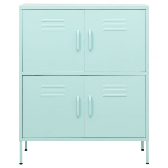 Armoire de rangement Vert menthe 80x35x101,5 cm Acier