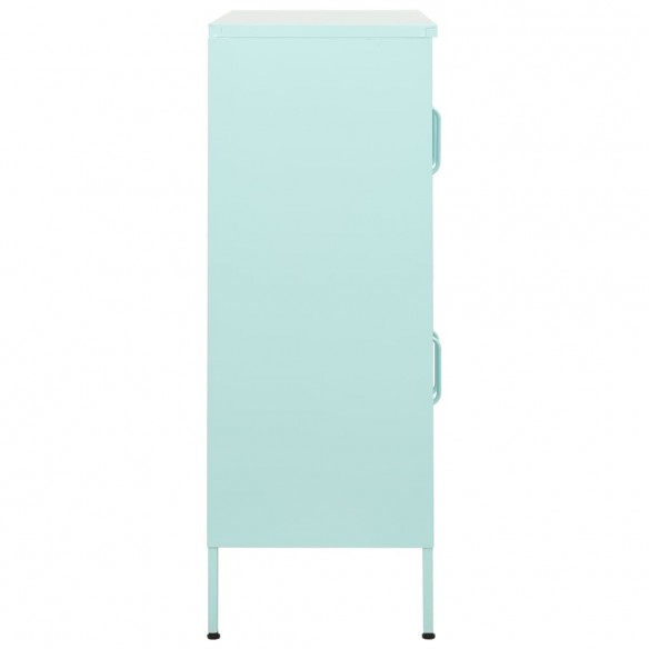 Armoire de rangement Vert menthe 80x35x101,5 cm Acier