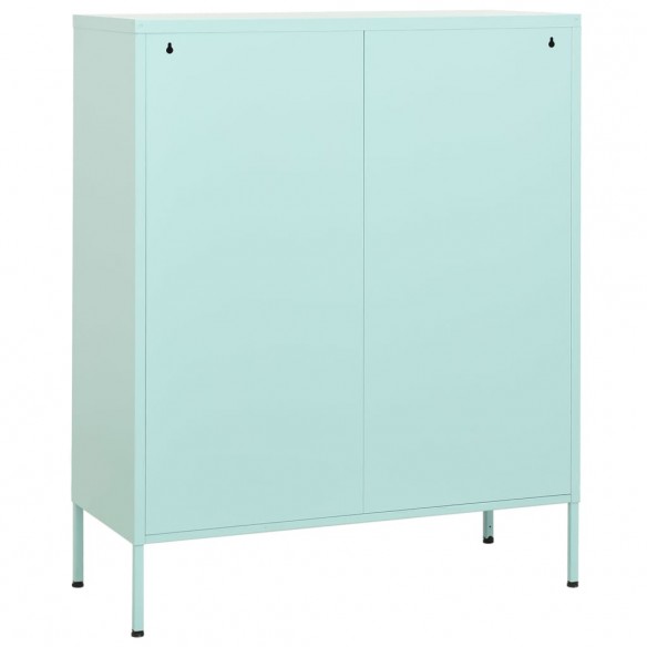 Armoire de rangement Vert menthe 80x35x101,5 cm Acier