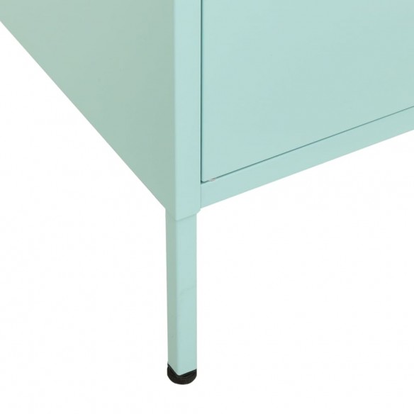 Armoire de rangement Vert menthe 80x35x101,5 cm Acier