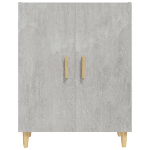 Buffet Gris béton 70x34x90 cm Bois d'ingénierie