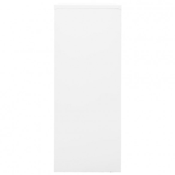 Armoire de bureau Blanc 90x40x102 cm Acier