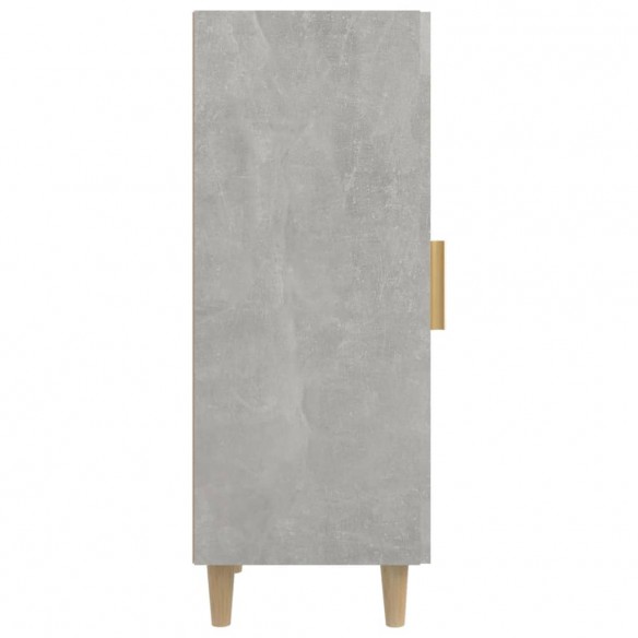 Buffet Gris béton 34,5x34x90 cm Bois d'ingénierie