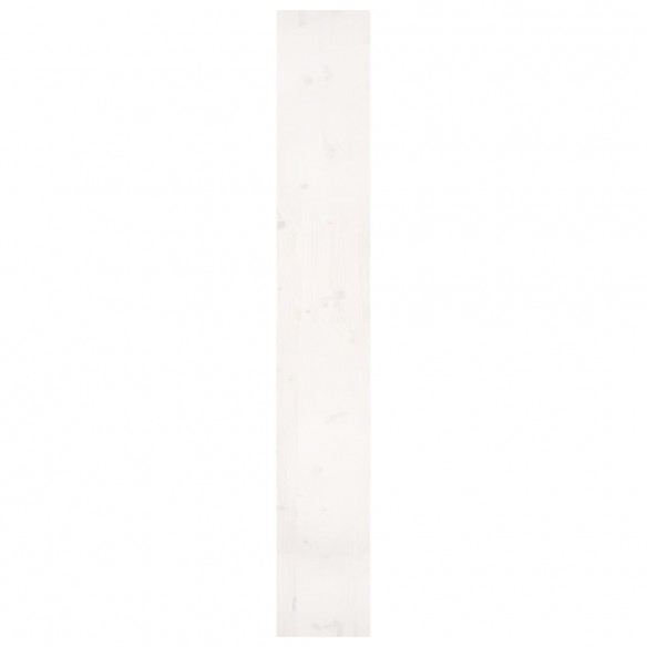 Bibliothèque/Séparateur de pièce Blanc 80x30x199,5cm Pin solide