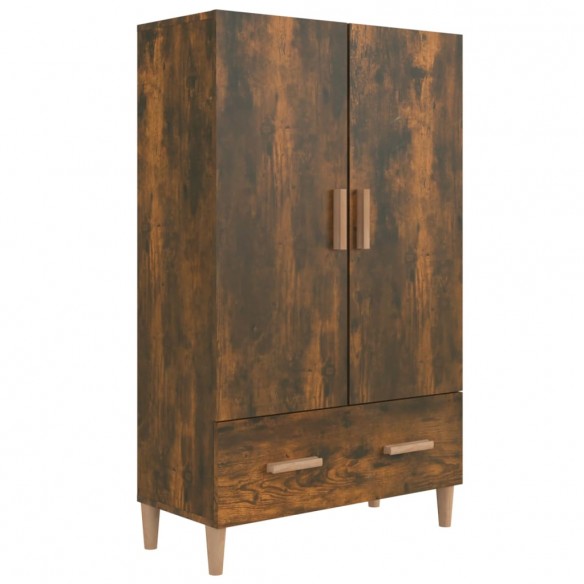 Buffet Chêne fumé 70x31x115 cm Bois d'ingénierie