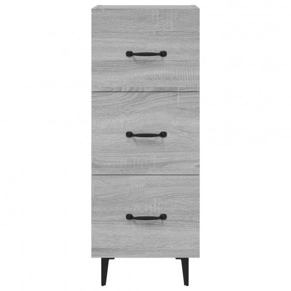 Buffet Sonoma gris 34,5x34x90 cm Bois d'ingénierie