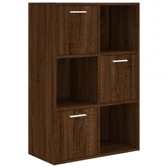 Armoire de rangement Chêne marron 60x29,5x90 cm