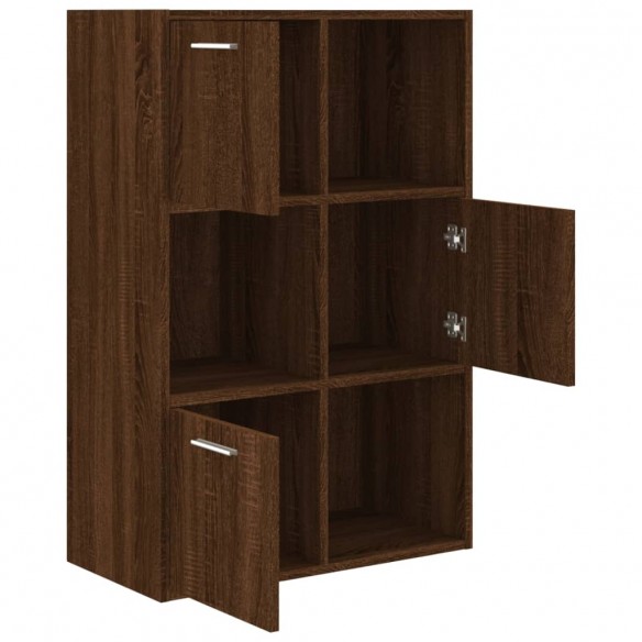 Armoire de rangement Chêne marron 60x29,5x90 cm