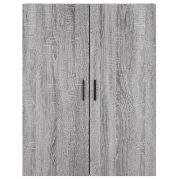 Buffet haut Sonoma gris 69,5x34x180 cm Bois d'ingénierie