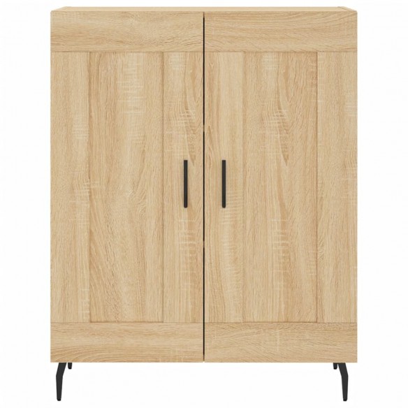 Buffet haut Chêne sonoma 69,5x34x180 cm Bois d'ingénierie