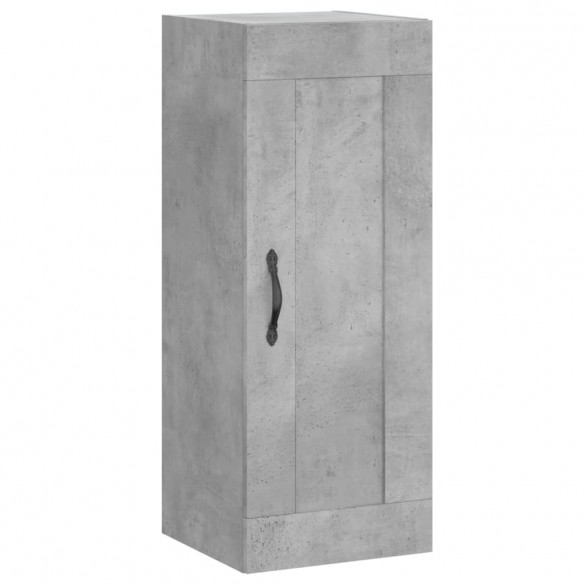 Armoire murale gris béton 34,5x34x90 cm bois d'ingénierie