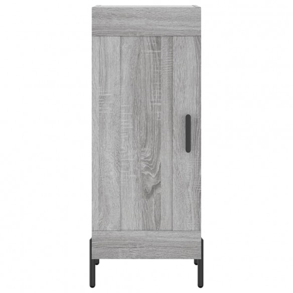 Buffet haut Sonoma gris 34,5x34x180 cm Bois d'ingénierie