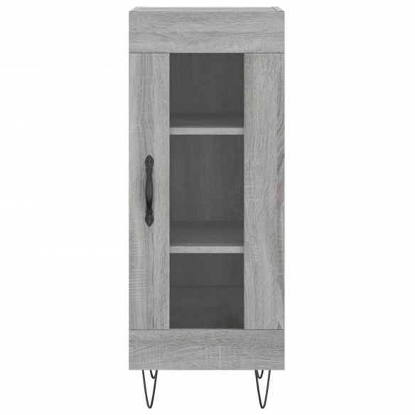 Buffet haut Sonoma gris 34,5x34x180 cm Bois d'ingénierie