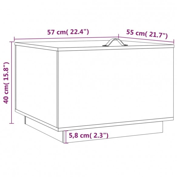 Boîtes de rangement et couvercles 3pcs Blanc Bois massif de pin