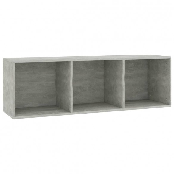 Bibliothèque/Meuble TV Gris béton 36 x 30 x 114 cm Aggloméré