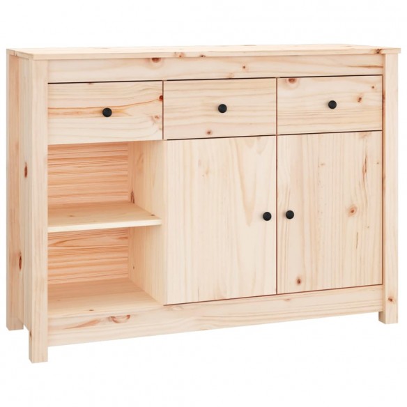 Buffet 100x35x74 cm Bois massif de pin